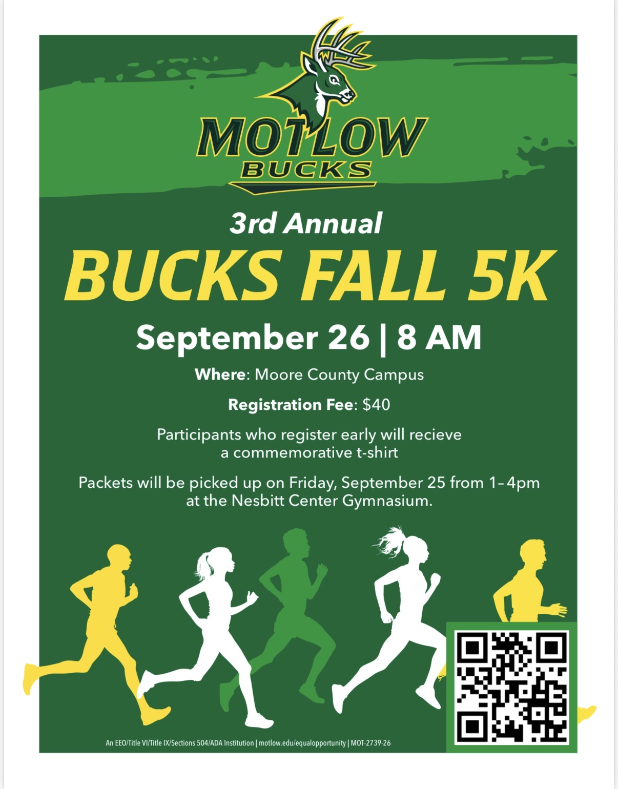 3rd Annual Bucks Fall 5k